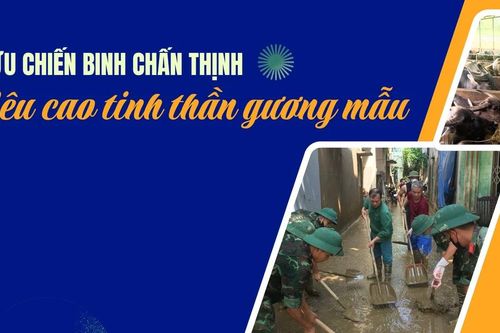 Cựu chiến binh Chấn Thịnh nêu cao tinh thần gương mẫu