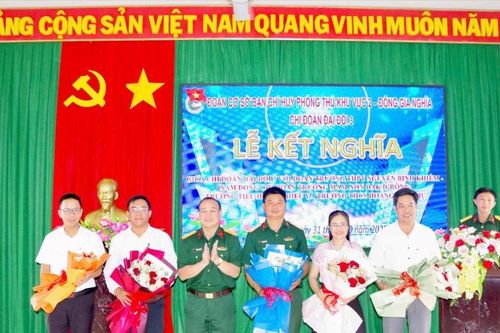 Các Chi đoàn Đại đội bộ binh ký kết nghĩa với các Đoàn trường