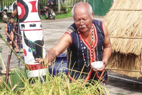 Tái hiện Lễ mừng lúa mới của đồng bào dân tộc K'ho
