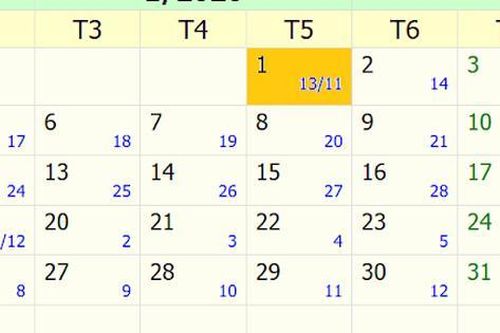 Nghỉ Tết Dương lịch 2026 1 ngày rơi vào thứ mấy?