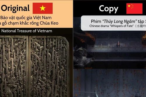 Đoàn phim Thủy Long Ngâm vướng nghi vấn 'sao chép' hình ảnh Bảo vật quốc gia Việt Nam