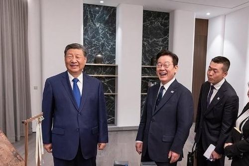 Chủ tịch Tập Cận Bình đùa với Tổng thống Hàn Quốc khi trao đổi quà tặng