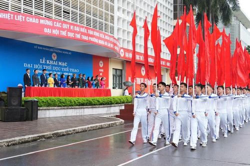 Tưng bừng khai mạc Đại hội TDTT phường Nghĩa Đô năm 2025