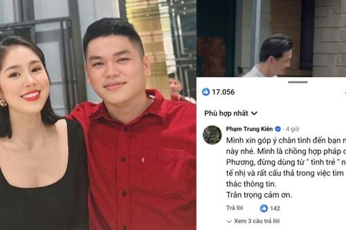 Chồng Lê Phương lên tiếng khi bị gọi là 'tình trẻ'