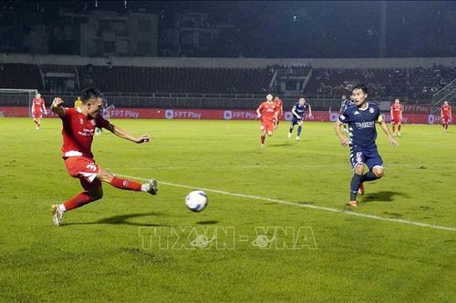 V.League 1-2025/2026: Câu lạc bộ Hải Phòng tiến vào tốp 3