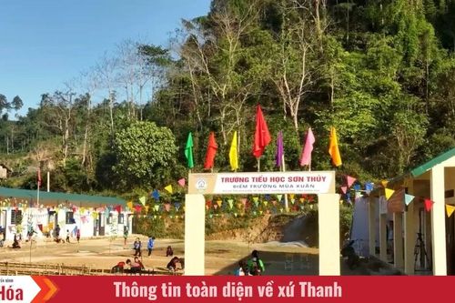 Thanh Hóa - Góc nhìn từ trên cao: Mái trường giữa ngàn xanh