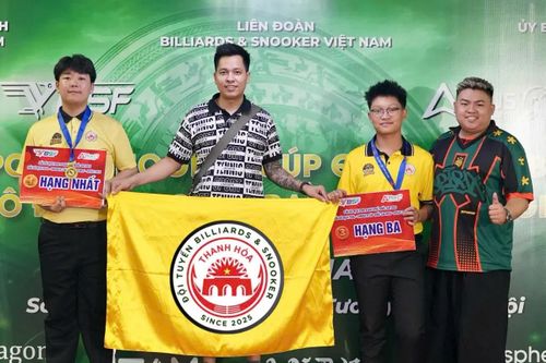 Thanh Hóa ghi dấu ấn tại giải Giải Vô địch Pool 9-ball trẻ Quốc gia 2025