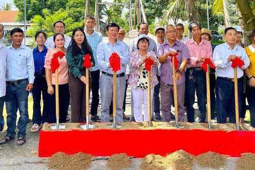 Xã Nhơn Mỹ khởi công xây dựng hai cầu giao thông nông thôn
