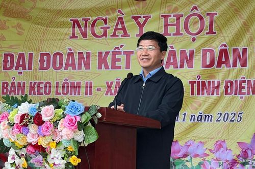Ngày hội Đại đoàn kết toàn dân tộc bản Keo Lôm II