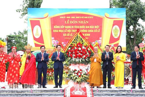 Lễ đón nhận Bằng xếp hạng Di tích quốc gia đặc biệt và khai mạc Lễ hội truyền thống Chùa Cổ Lễ năm 2025