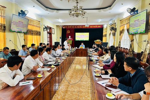Sở Tư pháp làm việc với các xã, phường được phân công phụ trách