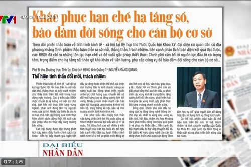 Báo chí toàn cảnh VTV1: Khắc phục hạn chế hạ tầng số, bảo đảm đời sống cho cán bộ cơ sở
