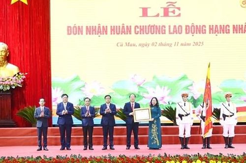 Phó Chủ tịch nước Võ Thị Ánh Xuân dự Đại hội thi đua yêu nước tỉnh Cà Mau