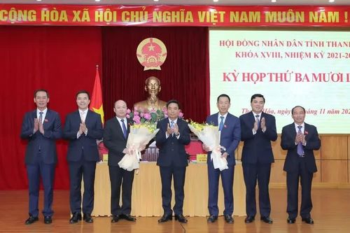 Thanh Hóa kiện toàn nhân sự, bầu bổ sung 2 Phó Chủ tịch UBND tỉnh