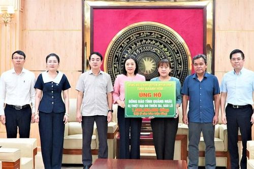Tiếp nhận đơn vị, cơ quan, doanh nghiệp và cá nhân hỗ trợ khắc phục bão lũ
