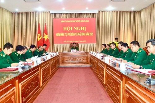Đảng ủy Ban Chỉ huy Bộ đội Biên phòng tỉnh Đắk Lắk kiểm điểm tự phê bình và phê bình năm 2025