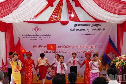 Các trường tiểu học hữu nghị Khmer-Việt Nam tại Campuchia bước vào năm học mới