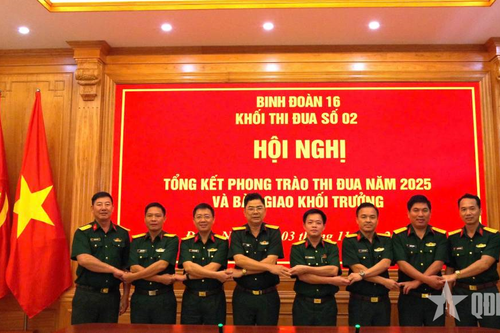 Khối thi đua số 2 (Binh đoàn 16) tổng kết Phong trào Thi đua Quyết thắng năm 2025