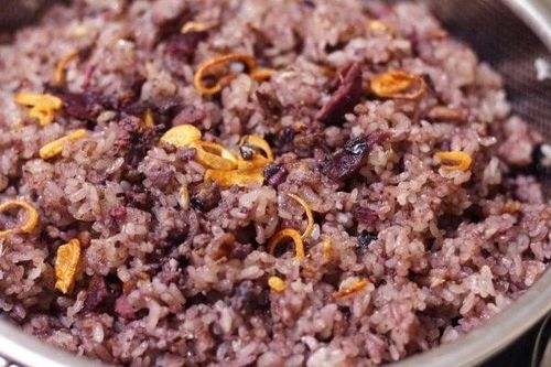 Xôi trám đen Cao Bằng hương vị níu bước du khách mùa thu vùng núi