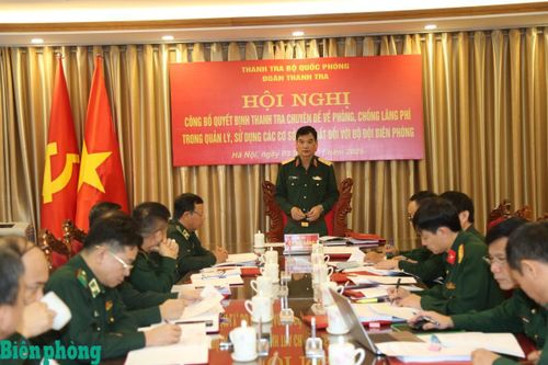 Công bố quyết định thanh tra về quản lý, sử dụng đất quốc phòng trong BĐBP
