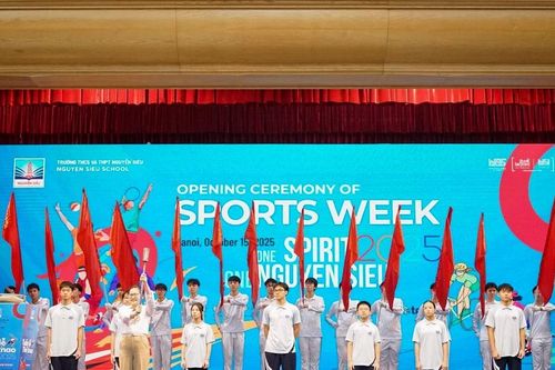 Hơn 2.000 VĐV tham gia Tuần Thể thao Nguyễn Siêu 2025: Lan tỏa tinh thần gắn kết và triết lý giáo dục toàn diện