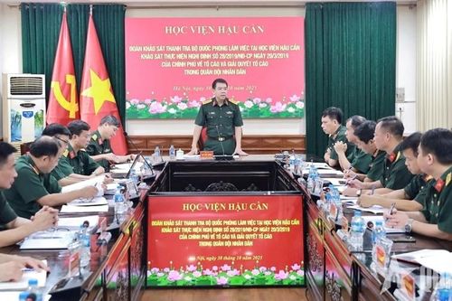 Quy định về tổ chức và hoạt động của cơ quan thanh tra trong Quân đội nhân dân