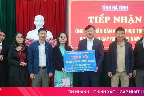 Hội đồng hương Nghệ Tĩnh tại Cộng hòa Czech ủng hộ người dân vùng lũ
