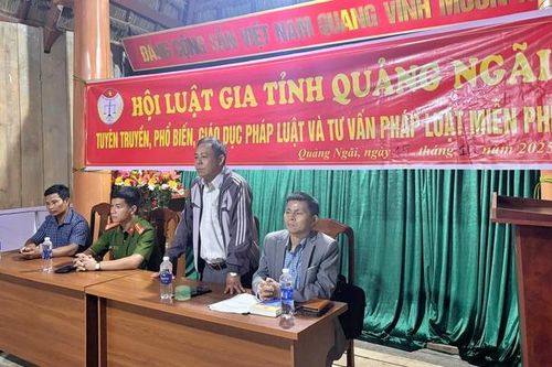 Quảng Ngãi sẽ tổ chức 2 điểm tư vấn pháp luật miễn phí cho nhân dân