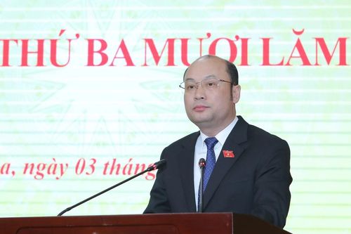 Đồng chí Cao Văn Cường, Giám đốc Sở NN&MT được bầu giữ chức Phó Chủ tịch UBND tỉnh Thanh Hóa