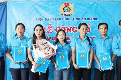 Thành lập 2 công đoàn cơ sở, kết nạp 345 đoàn viên công đoàn