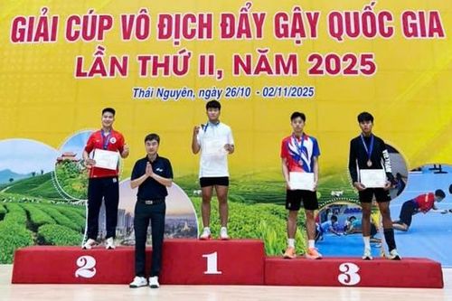 Bắc Ninh xếp thứ Nhì toàn đoàn Giải Cúp vô địch Đẩy gậy quốc gia năm 2025