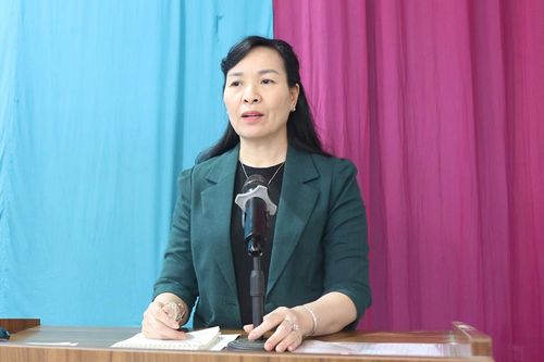 Chủ tịch Ủy ban MTTQ tỉnh Nguyễn Thị Hà dự sinh hoạt Chi bộ thôn Xuân Hội