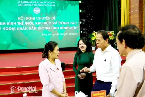 Hơn 500 đại biểu Đồng Nai tham gia sinh hoạt chuyên đề về công tác đối ngoại nhân dân