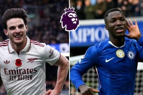 Rice vs Caicedo: So tài 200 triệu bảng Chelsea - Arsenal