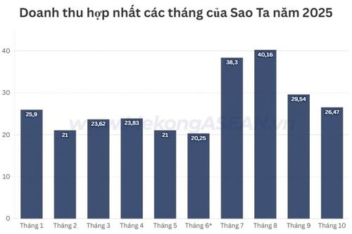 Sao Ta: Doanh thu tháng 10 khởi sắc, hai mảng chính cùng tăng