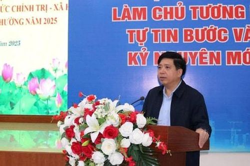 Lãnh đạo phường Tây Tựu đối thoại với nhân dân