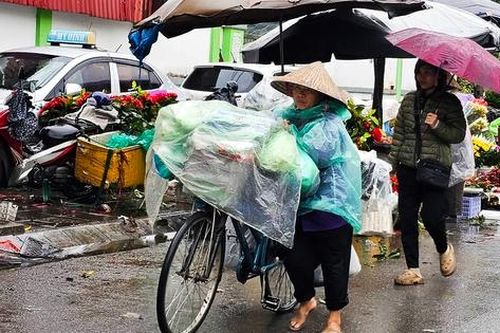 Giữa mưa phùn gió lạnh, người Hà Nội vẫn tất bật mưu sinh