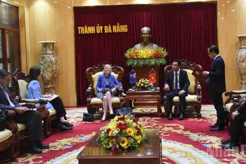 Bí thư Thành ủy Đà Nẵng Lê Ngọc Quang tiếp Đại sứ Đặc mệnh toàn quyền Australia tại Việt Nam