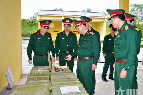 Bộ tư lệnh Quân khu 4 kiểm tra kết quả thực hiện nhiệm vụ tại Kho kỹ thuật K2