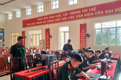 Trung đoàn 2 (Sư đoàn 395) đẩy mạnh chuyển đổi số, ứng dụng khoa học, công nghệ, đổi mới sáng tạo trong thực hiện nhiệm vụ