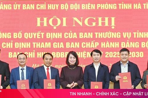 23 phó bí thư đảng ủy xã, phường tham gia BCH Đảng bộ Ban Chỉ huy Bộ đội Biên phòng Hà Tĩnh