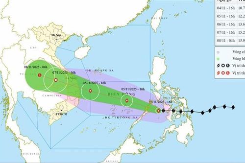 Các tỉnh từ Hà Tĩnh đến Lâm Đồng khẩn trương triển khai ứng phó với bão KALMAEGI