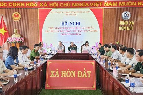Dự kiến sáng 14/11, xuất quân Tết Quân - Dân năm 2026 Chôl Chnăm Thmây tại xã Hòn Đất