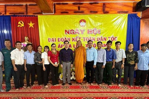 Xã Ô Lâm tổ chức Ngày hội Đại đoàn kết tại ấp Sà Lôn