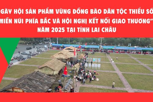Ngày hội sản phẩm vùng đồng bào dân tộc thiểu số, miền núi phía Bắc và Hội nghị kết nối giao thương' năm 2025 tại tỉnh Lai Châu