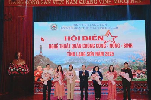 Hơn 200 nghệ sĩ, diễn viên tham gia Hội diễn nghệ thuật quần chúng Công - Nông - Binh tỉnh Lạng Sơn năm 2025