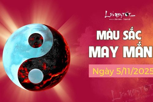 Màu sắc may mắn ngày 5/11/2025: Gợi ý trang phục thu hút vận may