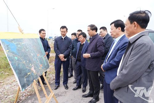 Bí thư Tỉnh ủy Trịnh Xuân Trường kiểm tra, chỉ đạo đẩy nhanh tiến độ các dự án trọng điểm