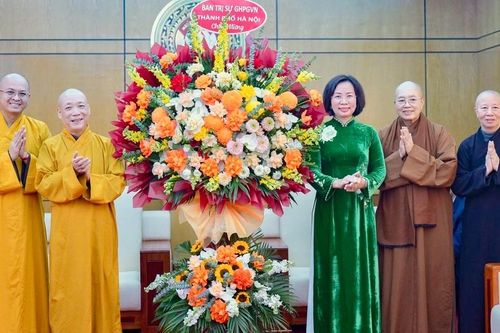 Ban Trị sự GHPGVN TP.Hà Nội chúc mừng tân Chủ tịch Ủy ban MTTQVN Thủ đô