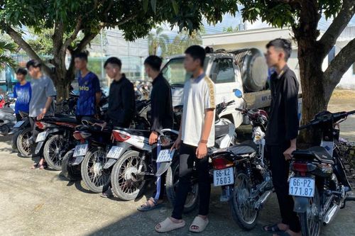 Ngăn chặn kịp thời nhóm thanh, thiếu niên ở An Giang tụ tập chuẩn bị đua xe